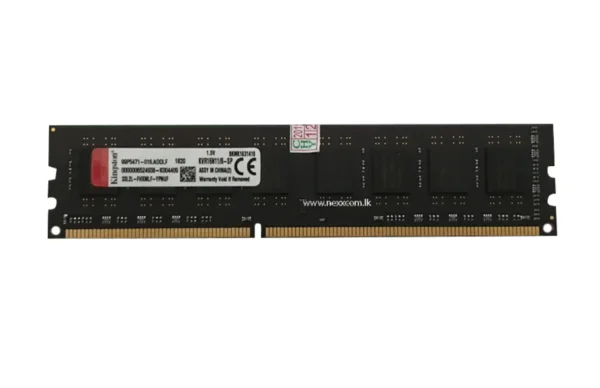 RAM Kingston DDR3 8GB 1600 Non-ECC KVR16N11/8