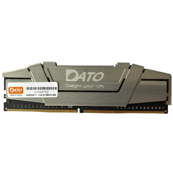 Ram DATO 8GB bus 3200 Tản nhiệt thép BẠC